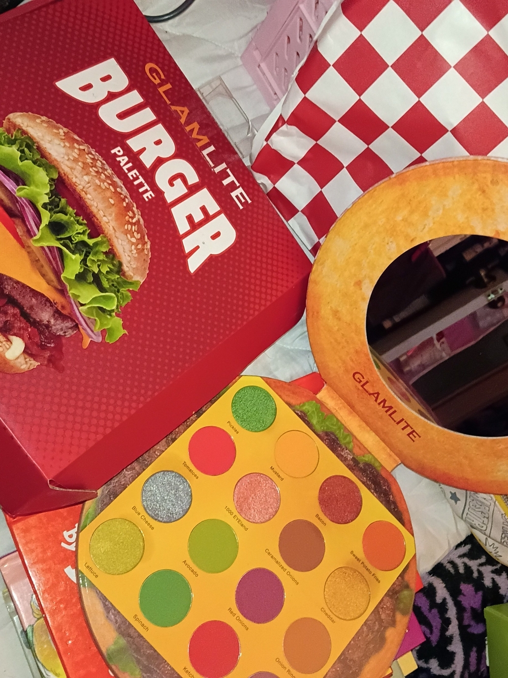 Glamlite Burger Palette - Multicolor Eyeshadow for Home Party Looks